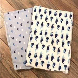 Two Piece Carter’s Receiving Blankets